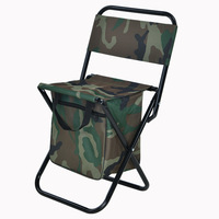 Chaise de camping isotherme multifonctionnelle imperméable en Oxford 600D, siège pliable portable pour la randonnée et les voyages