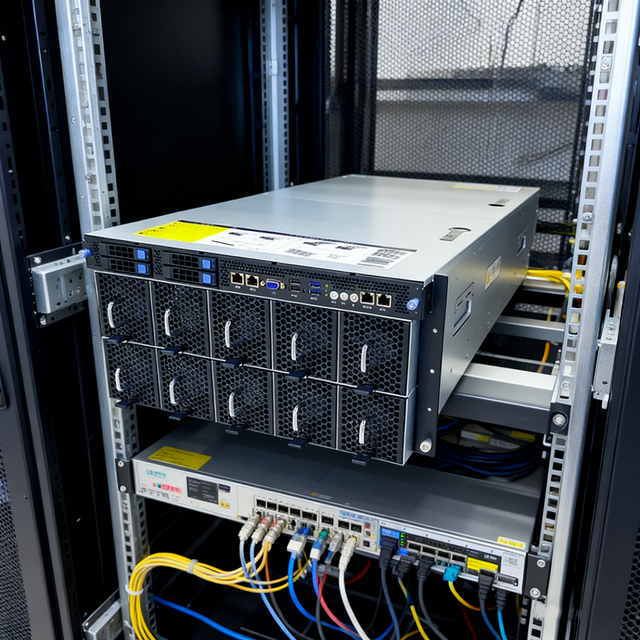 Crystal Server High Performance 8/10 GPU Server Chassis 5U Rack Gpu Case with 4+1 Power Supply Module for AI Server Support