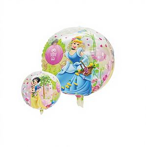 Ballon de fête en aluminium Peiyong 61140 28x65cm, design princesse, pour décorations festives - Product Image 1