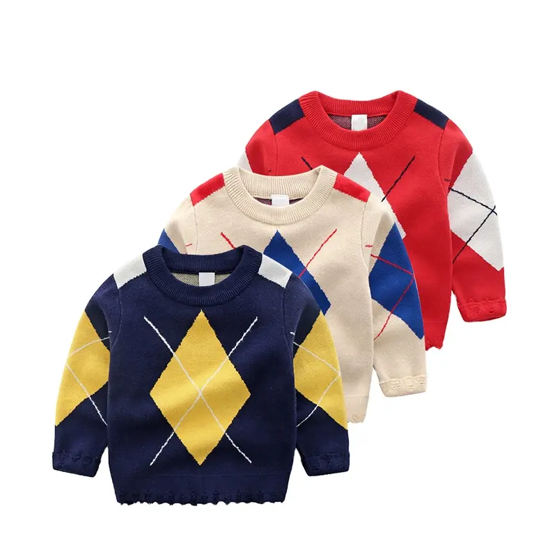 Boys Sweaters Autumn Winter Kids Knitted Sweaters and Pullover Casual Kids Pullover Tops