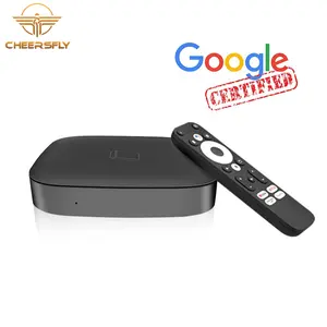 Voive Afstandsbediening Google Gecertificeerd 4K Android Box S905y4 Ddr4 Android Tv Box