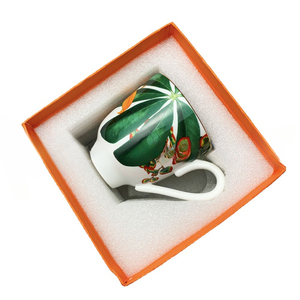 Bone China <b>Ceramic</b> <b>Mug</b> Tropical Rainforest Series Eco-Friendly Hand Grip Office Creative Personalized Breakfast Coffee Cup - Product Image 1
