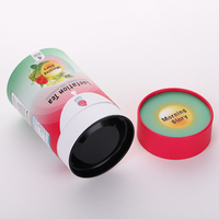 Emballages de thé en papier kraft biodégradable de qualité alimentaire, tubes pour compléments alimentaires, doublure en papier blanc, logo/design graphique personnalisé