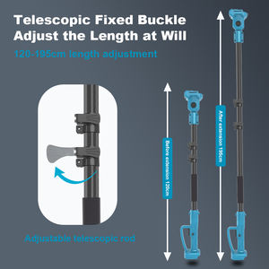 Ensemble de jardinage électrique industriel 3-en-1 DIY : Scie à chaîne télescopique sans fil, souffleur de feuilles, alimenté par <span class=keywords><strong>batterie</strong></span> rechargeable - Product Image 2