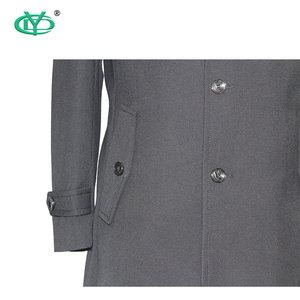 2024 automne/hiver couleur unie épaissi manteau étendu coupe-vent et résistant au froid hommes <span class=keywords><strong>anglais</strong></span> rétro laine manteau vêtements pour hommes - Product Image 6