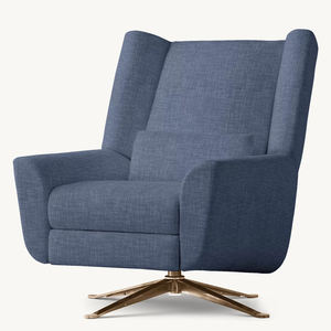 Sillón Giratorio de Lujo Americano para el Hogar, Sofá Individual de Ocio, Sillón Reclinable Luke para Sala de Estar u Oficina - Product Image 4
