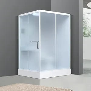 2023 Günstiges Modell Fertighaus mit Toilette in einem Badezimmer einfach zu installierende Duschkabine