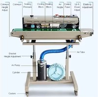 Machine de scellage verticale semi-automatique électrique KOEN DBF-1000A pour sacs en plastique avec dispositif de purge d'azote pour l'alimentation et les boissons