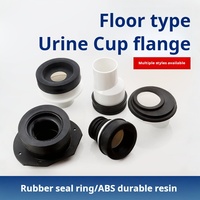 Tubo Conector de Desagüe para Inodoro con Brida Resistente a los Olores, Accesorios de Baño, Tubo de Desplazamiento para Urinario
