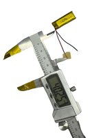 Batterie très vendue avec certification CE ROHS 501130 3.7V 150mAh, batterie au lithium polymère rechargeable 3.7V