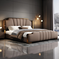 Sofá Cama de Lujo Moderno para Bodas, Diseño Doble Simple, Respaldo Suave de Alta Gama, Almacenamiento Multifuncional de Madera