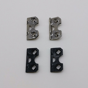 6229 Hinge Stainless Steel <b>Black</b> And Silver <b>Picture</b> <b>Frame</b> Support Hardware Connector - Product Image 2