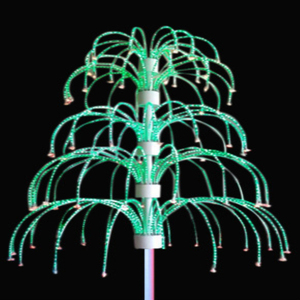 <span class=keywords><strong>Palm</strong></span> pháo hoa đèn đài phun nước sóng quang kỹ thuật số đèn cây bóng chiếu sáng cảnh quan sao băng vòi hoa sen Motif đèn - Product Image 5