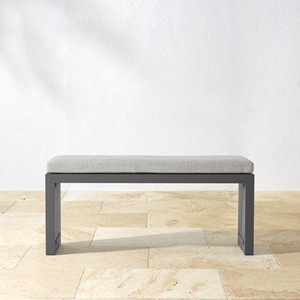 Ensemble de meubles de jardin en aluminium pour restaurant de style moderne, <span class=keywords><strong>table</strong></span> longue et bancs de jardin en aluminium - Product Image 5