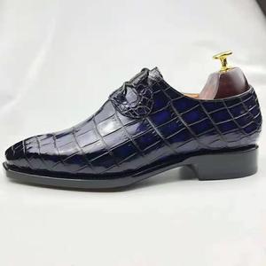 <span class=keywords><strong>Zapatos</strong></span> de vestir de diseñador de cocodrilo de grado superior para hombre, Mochila de cuero de cocodrilo, <span class=keywords><strong>zapatos</strong></span> de hombre 45 Goodyear, <span class=keywords><strong>zapatos</strong></span> de vestir personalizados para hombre - Product Image 2