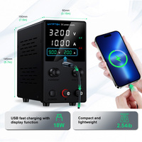 Alimentation stabilisée CC WANPTEK GA305H 30V5A pour banc de travail, électrolyse, charge de batteries et test d'âge