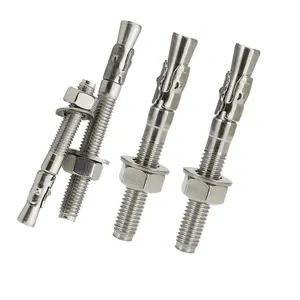 สแตนเลสคุณภาพสูง304 M12 * 120 Expansion Wedge Anchor Bolt