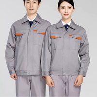 Venta al por mayor de trajes de trabajo industriales unisex ropa de trabajo uniforme de Ingeniero Mecánico chaqueta de trabajo de lona uniformes de trabajo