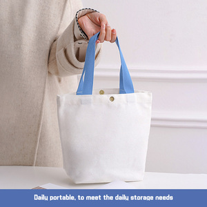 Bolsa de lona de algodón recién llegada, con logo personalizado impreso, reutilizable, para compras y promoción. - Product Image 2