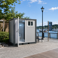 Station de toilettes portable moderne, Cabine de quai, Mini-maison, Toilettes mobiles, Toilettes portables de bonne qualité