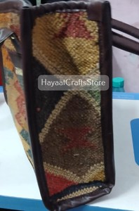 Sac fourre-tout matelassé en velours indien fait main, léger, couleur unie, écologique, été-automne, doux et tendance - Product Image 5