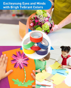 Tùy chỉnh in khuôn mẫu và màu Duct Băng nhiệm vụ nặng nề đầy màu sắc băng cho các dự án thủ công, nghệ thuật tự làm, nhà, sử dụng hàng ngày - Product Image 5