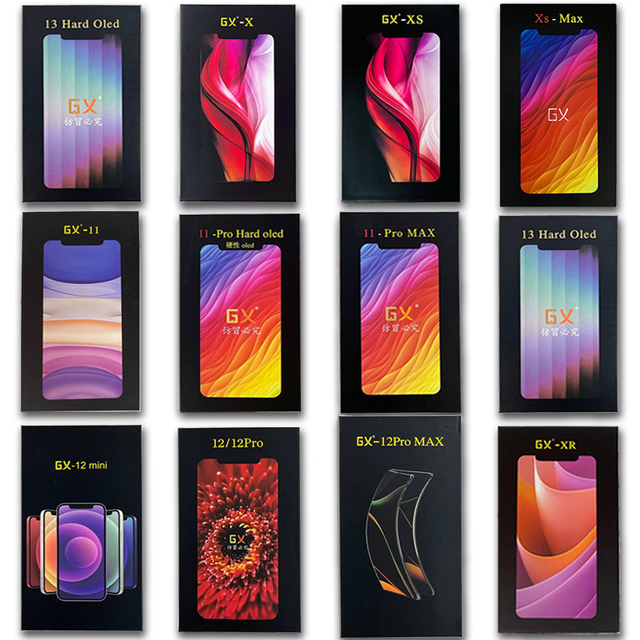 Factory Wholesale 100% Original GX OLED Display Screen for iPhone X XS 11 12 Pro Max 13 14 Mobile Phone LCD Touch Display XR