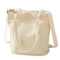 Sac fourre-tout HANKE INS tendance en toile de coton recyclée bicolore, grand format, écologique, pour l'achat en gros, style décontracté, réutilisable, avec poignées pour l'épaule