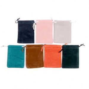 Bolsa de Terciopelo con Cordón Personalizada, Ecológica y Reciclable, de Alta Calidad, para Maquillaje, Perfume, Pelucas, Multicolor, Reutilizable, con Logotipo Personalizado - Product Image 4