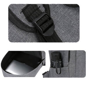 Sympathybag logotipo personalizado alta calidad USB impermeable inteligente Casual deportes escuela mochila logo bolsa de viaje portátil mochila - Product Image 6