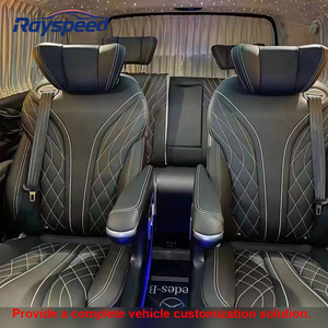 Sièges auto de luxe fabriqués en usine, sièges de voiture en cuir <span class=keywords><strong>VIP</strong></span> personnalisés de type Maybach pour <span class=keywords><strong>Vito</strong></span> Luxury Van Car - Product Image 4