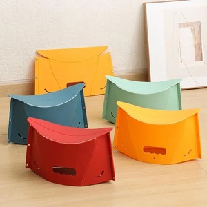 Portable Plastic Folding <b>Stool</b> Foldable <b>Storage</b> Chair Multifunctional Outdoor Camping <b>Stool</b> For Travel Picnic Balcony Furniture - Product Image 1