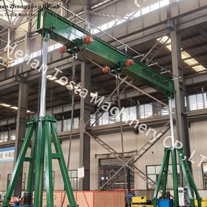 Grue à portique hydraulique télescopique 50/80 tonnes, télécommande sans fil, moteur haute efficacité, portée de 20 m, alimentation triphasée - Product Image 4
