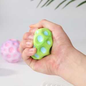 2024 çocuk yetişkin oyuncaklar Macaron atlama yumuşak Pu köpük anti-stres şekli gözenekli kabarık uzay topları stres topu açık satış için - Product Image 4