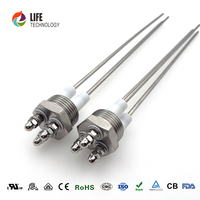 Sonda de Electrodo de Sensor de Nivel de Agua Aislada de Latón para Alta Temperatura Personalizable con Roscas M12-M18, Piezas de Caldera Personalizables LIFECN
