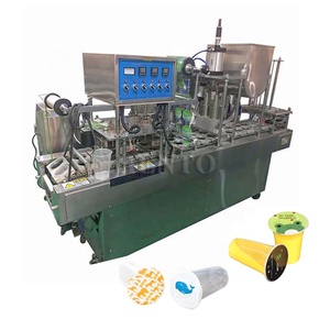 Nhà cung cấp chuyên nghiệp máy chiết rót nước chai nhỏ / máy đóng nắp ly nhựa / máy hàn miệng ly - Product Image 6