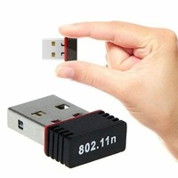 Adaptador WiFi USB RTL8188 de 150 Mbps, Adaptador de Tarjeta de Red Inalámbrica, Dongle WiFi para Computadora de Escritorio, Portátil, PC, Windows RTL818