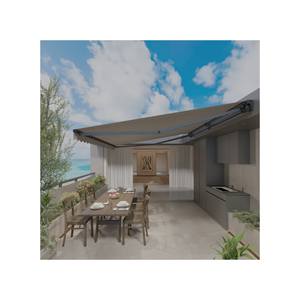 <span class=keywords><strong>Toldo</strong></span> Eléctrico para Exteriores con Control Remoto, Retráctil, Impermeable, Protección Solar, Extensible hasta <span class=keywords><strong>5</strong></span> <span class=keywords><strong>Metros</strong></span>, <span class=keywords><strong>Toldo</strong></span> de Jardín de Aluminio Moderno - Product Image 2