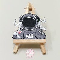 Vente en gros de badges en tissu brodé Fournisseur de lettres personnalisées Logo à repasser sur des patchs de broderie pour vêtements