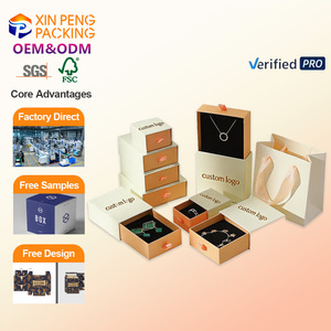 Caja de Regalo de Papel Kraft Personalizada, Ligera, Ecológica, Perforada, con Diseño en Relieve, <span class=keywords><strong>para</strong></span> Envío y Correo, 2026 XP OEM - Product Image 1