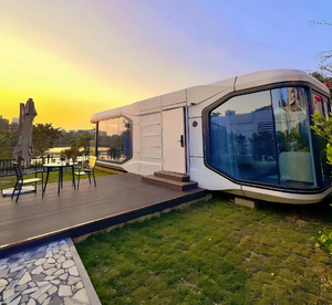 Hotel Prefabricado <span class=keywords><strong>de</strong></span> Lujo Móvil Moderno en Contenedor Expandible <span class=keywords><strong>de</strong></span> 40 pies para Habitaciones Cápsula Espacial, Talleres Pequeños y Oficinas - Product Image 3