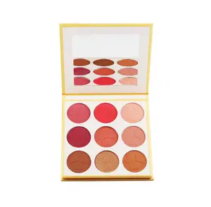 H9r Blush palette high pigment blush palette private label makeup blush palette