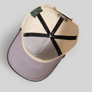Casquettes de baseball classiques en velours côtelé à 5 panneaux pour sports de plein air, style streetwear, avec logo brodé et cordon en velours côtelé personnalisé - Product Image 5