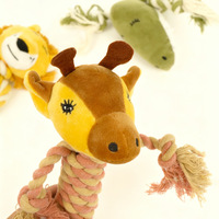 Jouet à mâcher pour chien de taille moyenne Lovely Daily Play, résistant aux morsures, design crocodile, son couineur, matériau sûr, durable, portable, utilisation en intérieur