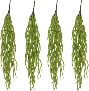 Arche de mariage suspendue en soie <span class=keywords><strong>Amarante</strong></span> 32 pouces, perles vertes, glycine, décoration moderne faite à la main, respectueuse de l'environnement - Product Image 1