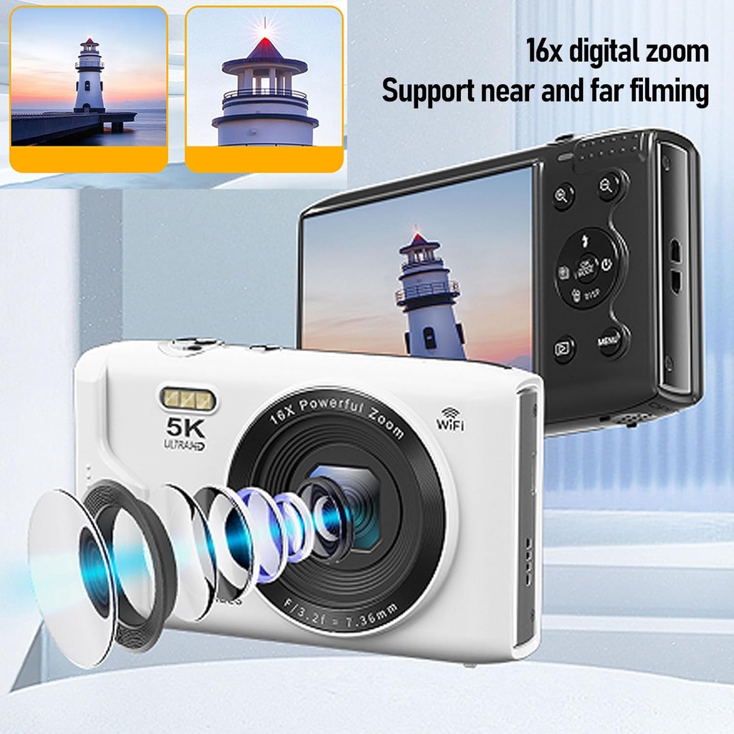 5K Ultra HD Digital Camera - Perfect for Vlogging