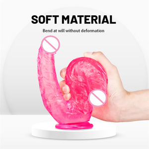 Ventouse double gode pour femme, sex-toy pour adulte, pénis gay, gode érotique, anal, consolador, buttplug, jouet sexuel pour lesbiennes - Product Image 5