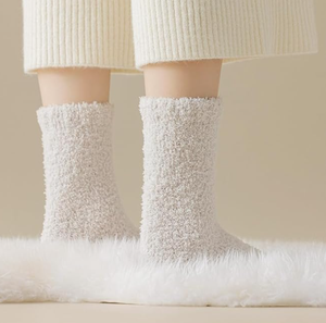 Unboxme Gifts <strong>Warm</strong> &amp; Cozy Ultra-Luxe Furry Cloud <strong>Sock</strong> for Women &amp; Men - Super Soft Luxurious Fabric Sleep CREW <strong>Socks</strong> <strong>Custom</strong> logo - Product Image 6