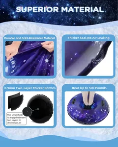 Baquet drôle populaire de neige d'air de PVC de sport d'hiver pour des traîneaux gonflables de canapé de tube de jet <span class=keywords><strong>ski</strong></span> et des tubes de neige - Product Image 5
