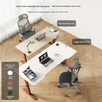 Mobilier de direction réglable électrique au design moderne Bureau à domicile Bureau d'ordinateur pour travail debout